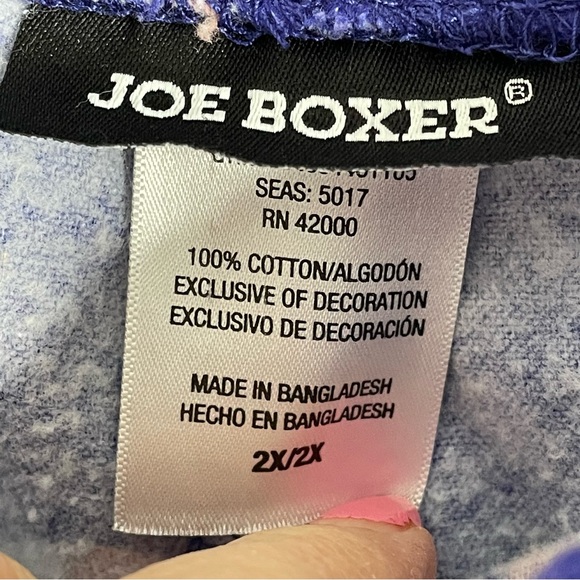 Joe Boxer Cotton Flannel Jogger Drawstring Waist Pajama Bottoms Sz 2X - Picture 4 of 8